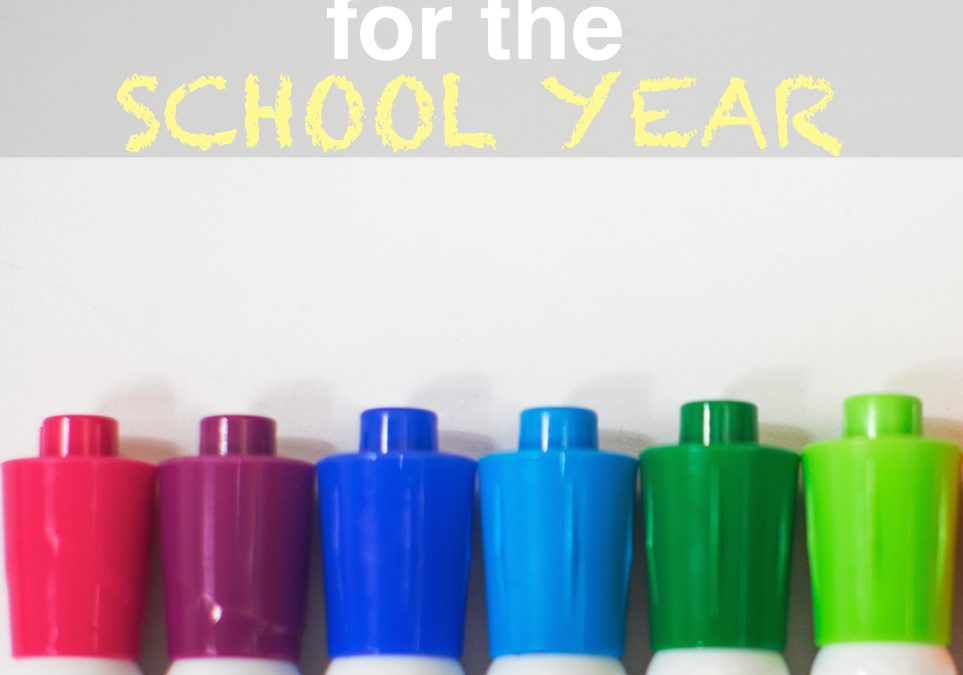 Back-to-School 101 − Organizing Your Home for the School Year