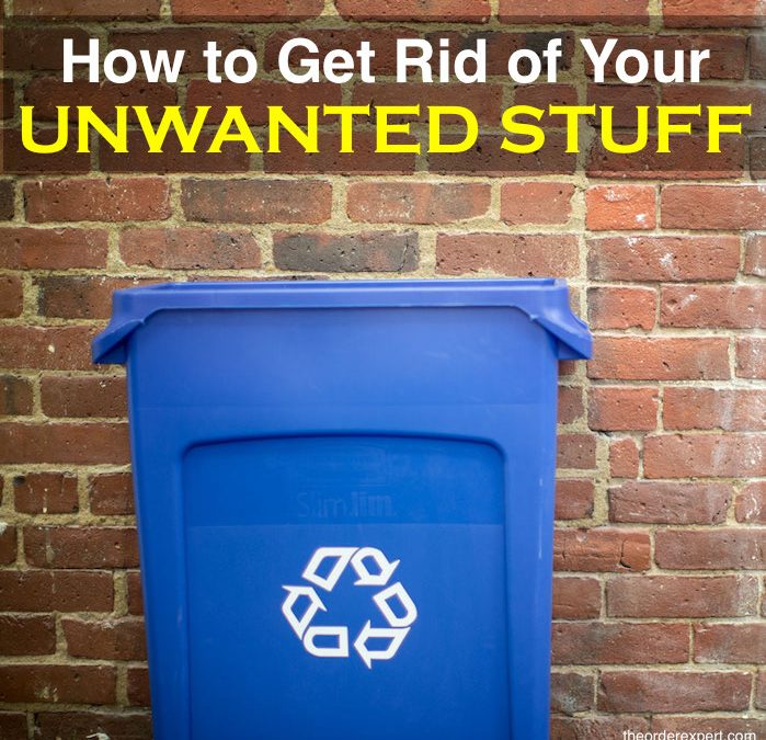 Donate, Recycle or Trash? Getting Rid of Your Unwanted Stuff