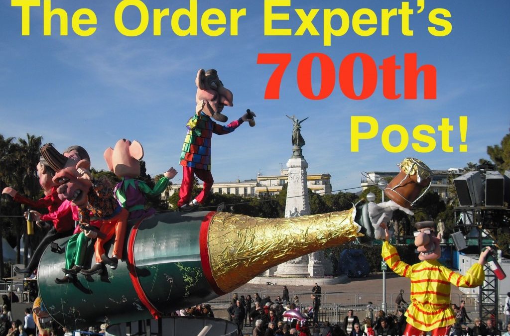 The Order Expert’s 700th Blog Post!