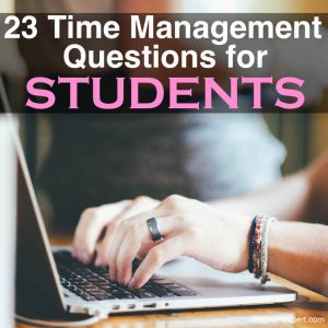 23 Time Management Questions for Students