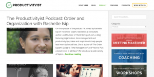 The Productivityist | Order and Organization with Rashelle Isip