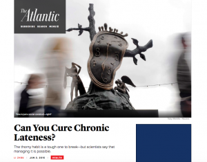 The Atlantic | Can You Cure Chronic Lateness