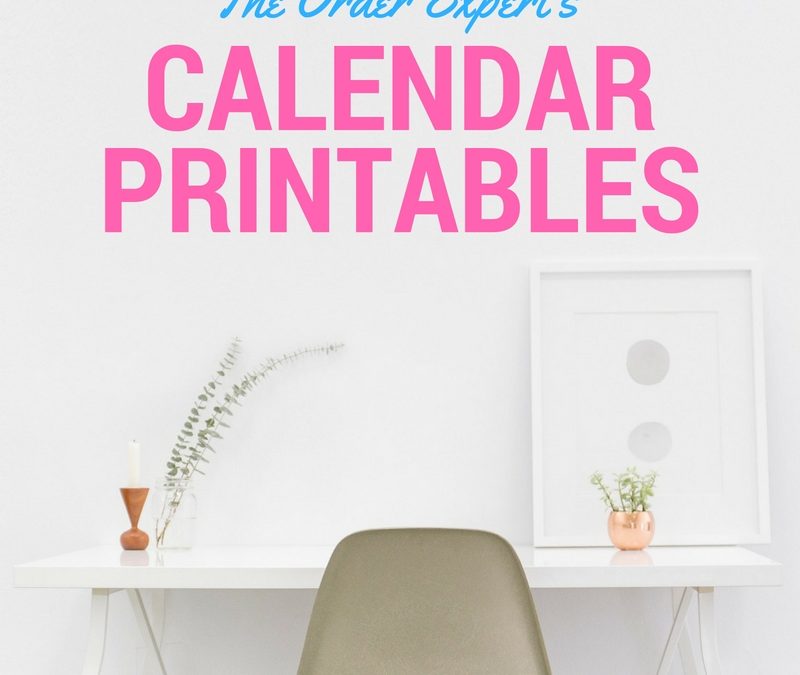 Announcing Our New Printable Calendars!