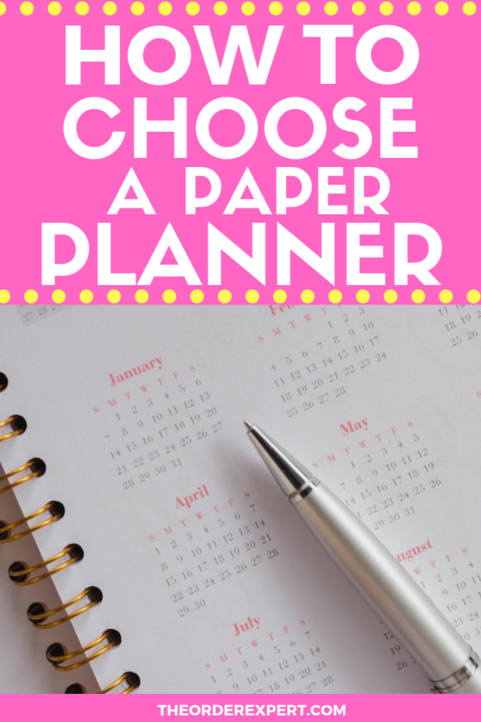 How to Choose a Paper Planner