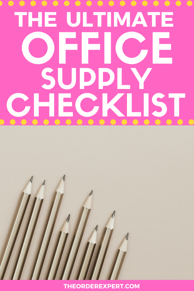 Office Supply List