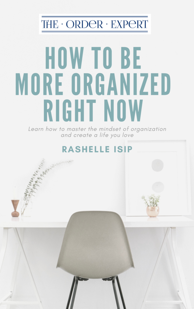 How to Be More Organized Right Now cover