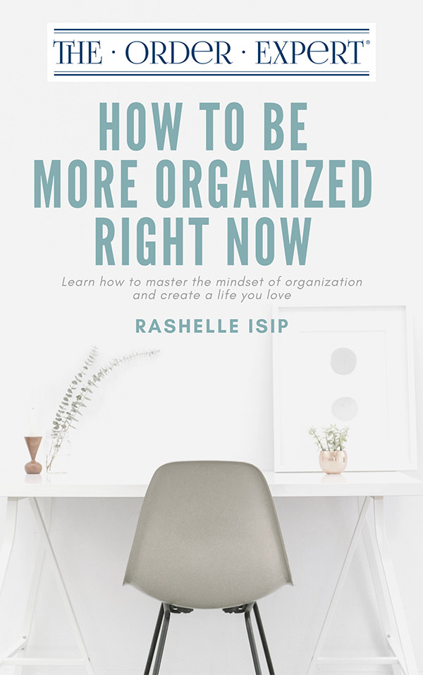 How to Be More Organized Right Now cover