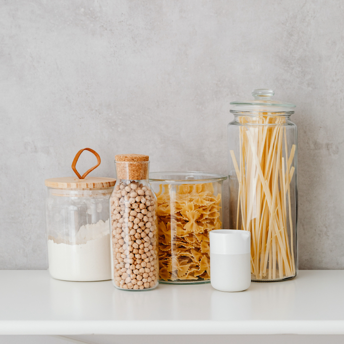 Organize Food Storage Containers and Lids - Tips